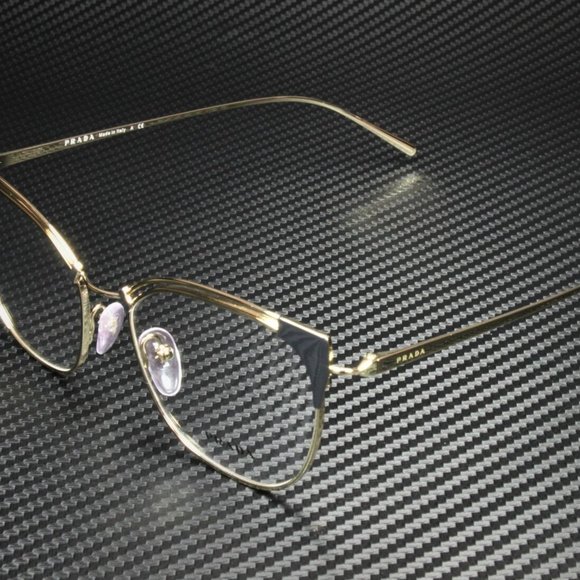 Prada Women's Grey and Gold Eyeglasses! - Picture 1 of 4